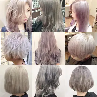 ロング カラー パーマ ヘアアレンジ メンズ 神山 昌子のヘアスタイル