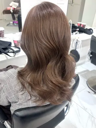 ミディアム カラー 🩶大人韓国ヘア 渋谷/Satsukiのヘアスタイル