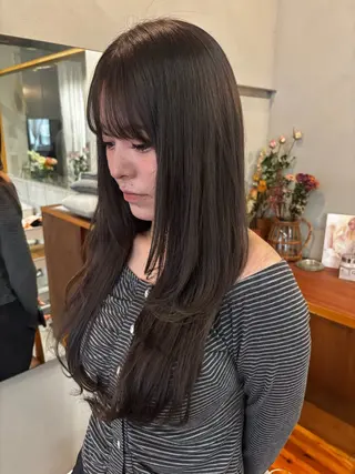 カラー Asumi/丸の内 /ブリーチ/花屋併設のヘアスタイル