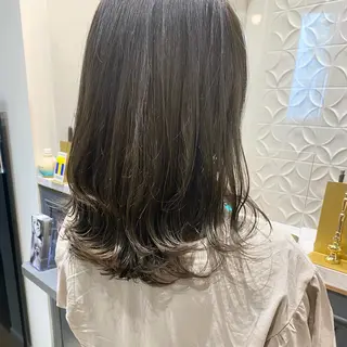 セミロング 山根 賢樹のヘアスタイル