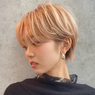 ショート カラー ショート/ボブ/パー マ原宿🪷Akinaのヘアスタイル