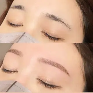 アイブロウ 小笠原🩰 垢抜け眉/束感まつげのマツエク・マツパデザイン