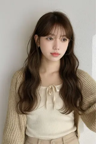 パーマ 本場韓国ヘア特化 아이비/Aibiのヘアスタイル
