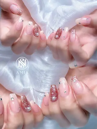 セミロング 🌟AMIA BEAUTY🌟のネイルデザイン