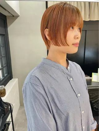 ショート カラー ショート・ボブ ・ウルフ✂︎IMAIのヘアスタイル