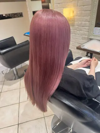ロング カラー ブリーチ♡メンズ マッシュ♡MIUのヘアスタイル