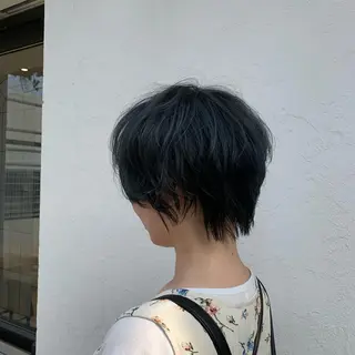 ショート カラー 艶髪レイヤー上田 紗也🇰🇷💗のヘアスタイル