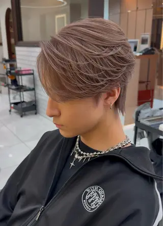 カラー メンズ 菅野 心悠/メンズヘアのヘアスタイル