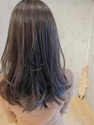 セミロング カラー &グループ代表取締役 KOHEIのヘアスタイル