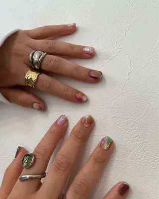 ネイル kiii.__ ✴︎*のネイルデザイン