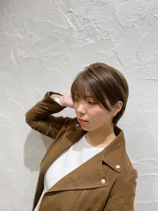ショート カラー 堀 大輔のヘアスタイル