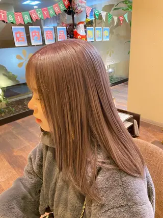 ロング 池田 恭介のヘアスタイル