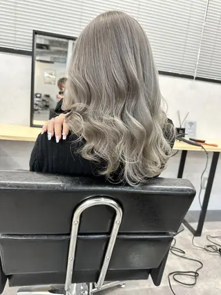 セミロング ヘアアレンジ カラー 💎lino _by _ACNE💎 🧸のヘアスタイル