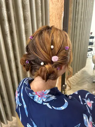 ヘアアレンジ 染谷 菜摘のヘアスタイル