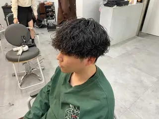 パーマ メンズ メンズパーマ外屋敷 航のヘアスタイル