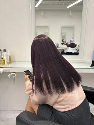 ロング カラー 💖ミルクティー💖 あかり💖のヘアスタイル