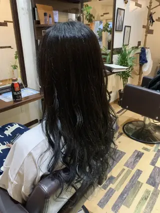 ロング カラー サトウ シューイチのヘアスタイル