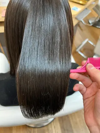 セミロング カラー ✂︎HITOMI✂︎ 副店長のヘアスタイル