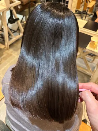 ミディアム ⭐️縮毛矯正⭐️ 髪質改善特化⭐️海のヘアスタイル