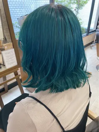 ミディアム カラー Mina Akiyamaのヘアスタイル