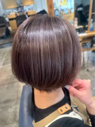 ショート カラー くまざき　なな /メンズモデル募集のヘアスタイル