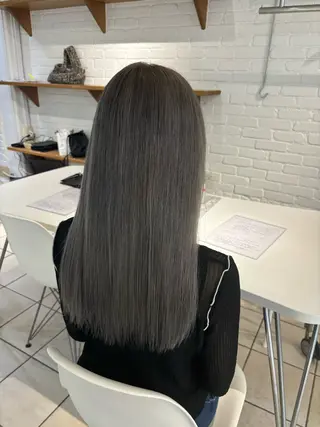 ロング カラー ⭐️ダブルカラー⭐️ ｼｭﾝ⭐️のヘアスタイル