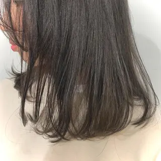 ミディアム カラー パーマ ヘアアレンジ 加藤 綾華のヘアスタイル