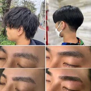 メンズ アイブロウ "PEPPU "所属・🌈推し色派手髪 ハイトーンShinのヘアスタイル