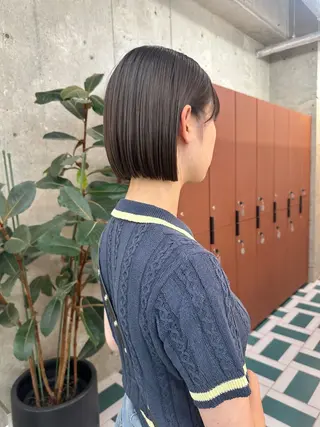 ショート HINA/栄/ボブ/ ボブパーマ/インナーのヘアスタイル