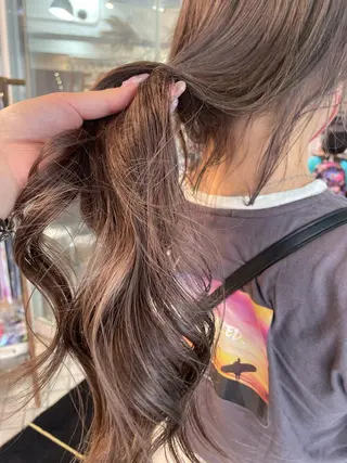 ロング カラー 韓国ヘア🦋 MIYUのヘアスタイル