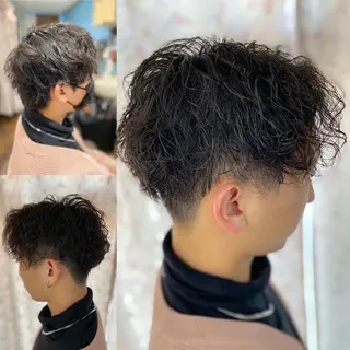 ショート パーマ メンズ くせ改善師 髪質改善師ゴトウのヘアスタイル