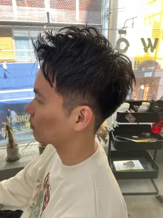 ショート メンズ メンズ専門サロン wokeのヘアスタイル