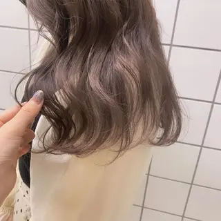 セミロング カラー 🩰透明感カラー♡ UTA🩰のヘアスタイル