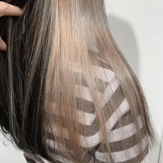 ロング カラー なかの たくみのヘアスタイル