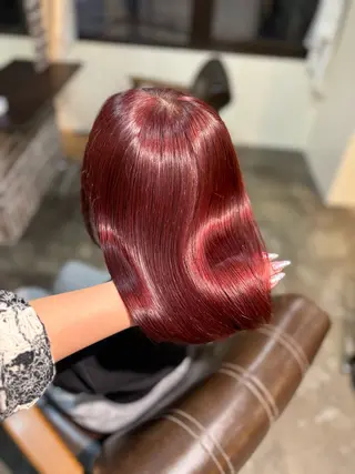 ショート カラー 🧸顔周りカット /透明感🎀のヘアスタイル