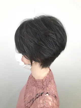 ショート インナーカラー/ ストレート/奥野洸也のヘアスタイル