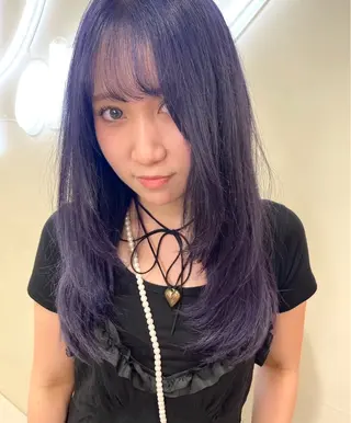 ロング カラー モテ髪ハイトーン🫧 serina🎀池袋のヘアスタイル