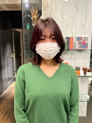 ミディアム カラー ココ/ショート特化/ 似合わせショート🌿のヘアスタイル