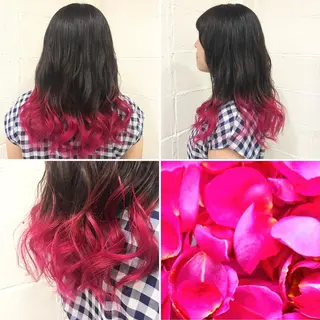 セミロング カラー ✨️眉毛、派手髪、 ハイトーンShinの眉毛・アイブロウイメージ