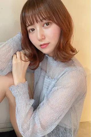 ミディアム Hikaru Takahashiのヘアスタイル