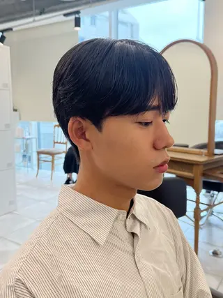 ショート パーマ メンズ 🏆メンズヘア特化 🥇代表りんぺーのヘアスタイル