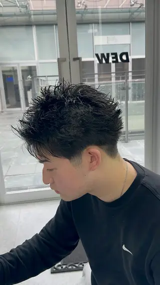 ショート パーマ メンズ DEW SHUNSUKEのヘアスタイル