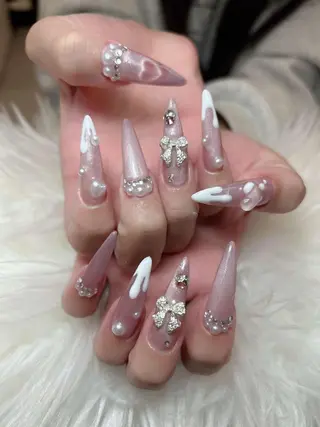ロング Lee _nailのネイルデザイン