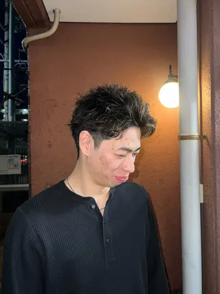 ショート hair make sanctuary所属・オオエ トア／カラー／パーマのヘアスタイル