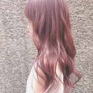 セミロング カラー ヘアアレンジ 前濱 ノゾミのヘアスタイル