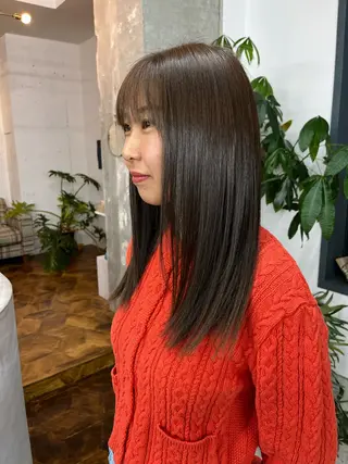 ロング ハシモトタケル🌿 ボブ/レイヤーカットのヘアスタイル