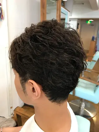 ショート メンズ 心斎橋韓国ボブ 好原良真のヘアスタイル