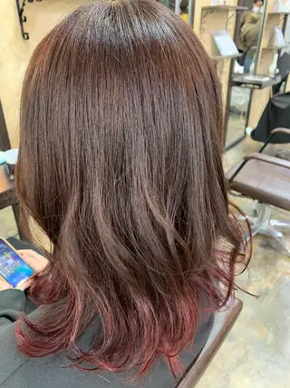 ミディアム カラー maimi .のヘアスタイル