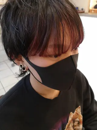 カラー メンズ 鈴木 レナのヘアスタイル