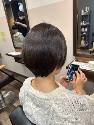 ショート 筑紫野美容師 すずのヘアスタイル
